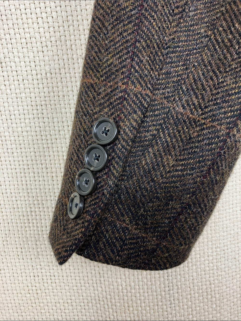 J Crew Ludlow Blazer Herringbone Tweed Moon Sport Coat Jacket English Wool - Picture 7 of 15